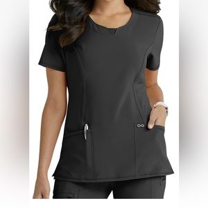 Cherokee Infinity Round Neck Scrub Top